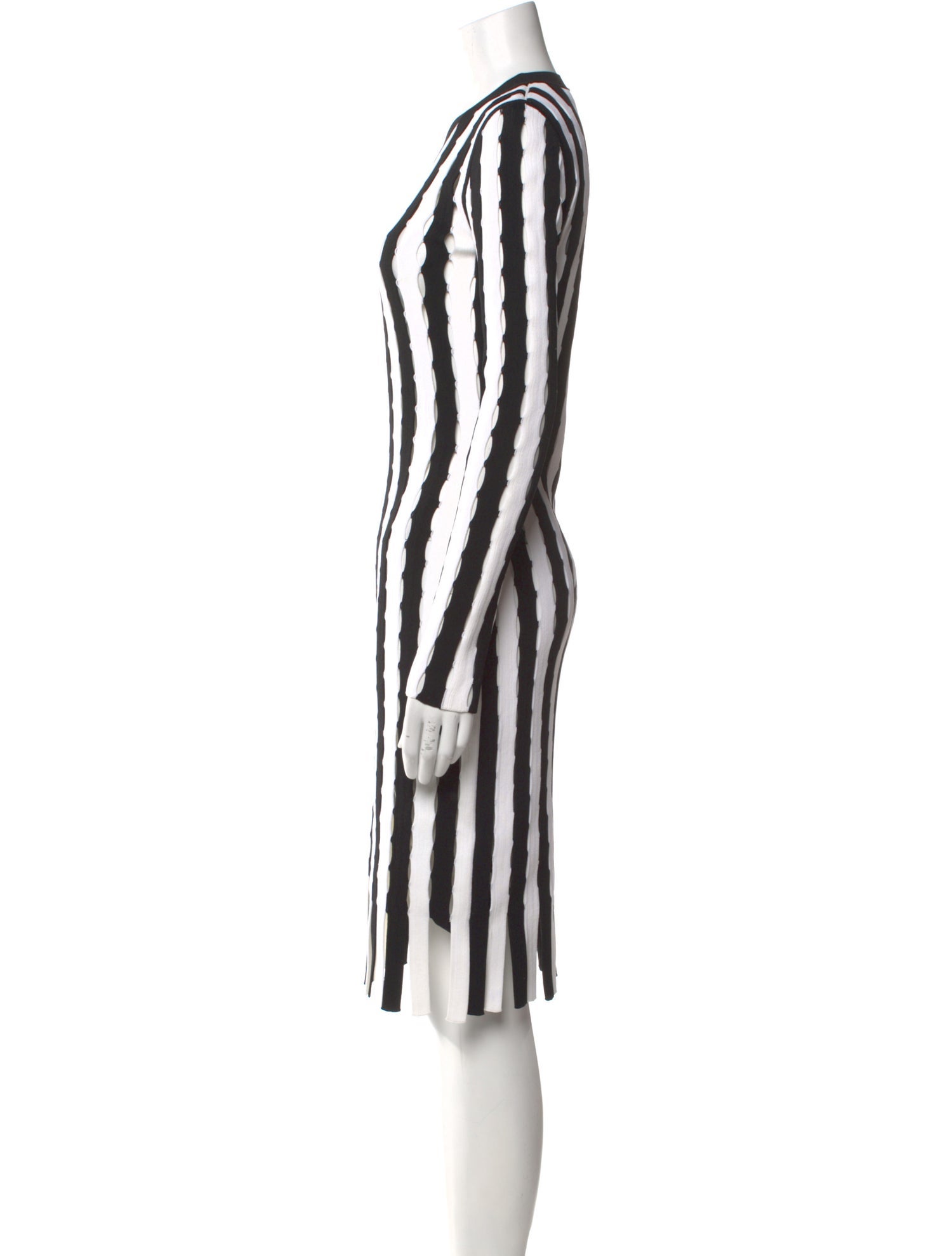 Alexander Wang Striped Midi Length Dress