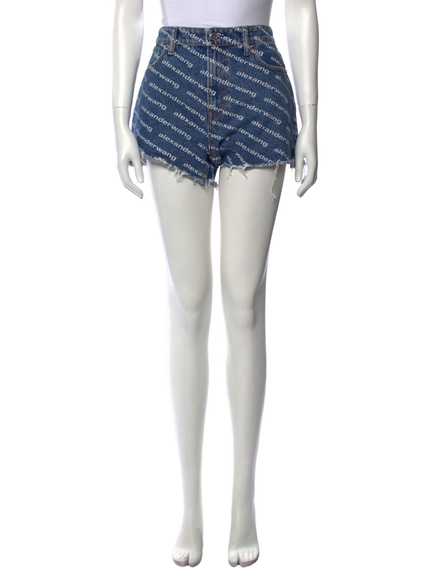 Alexander Wang Printed Mini Shorts