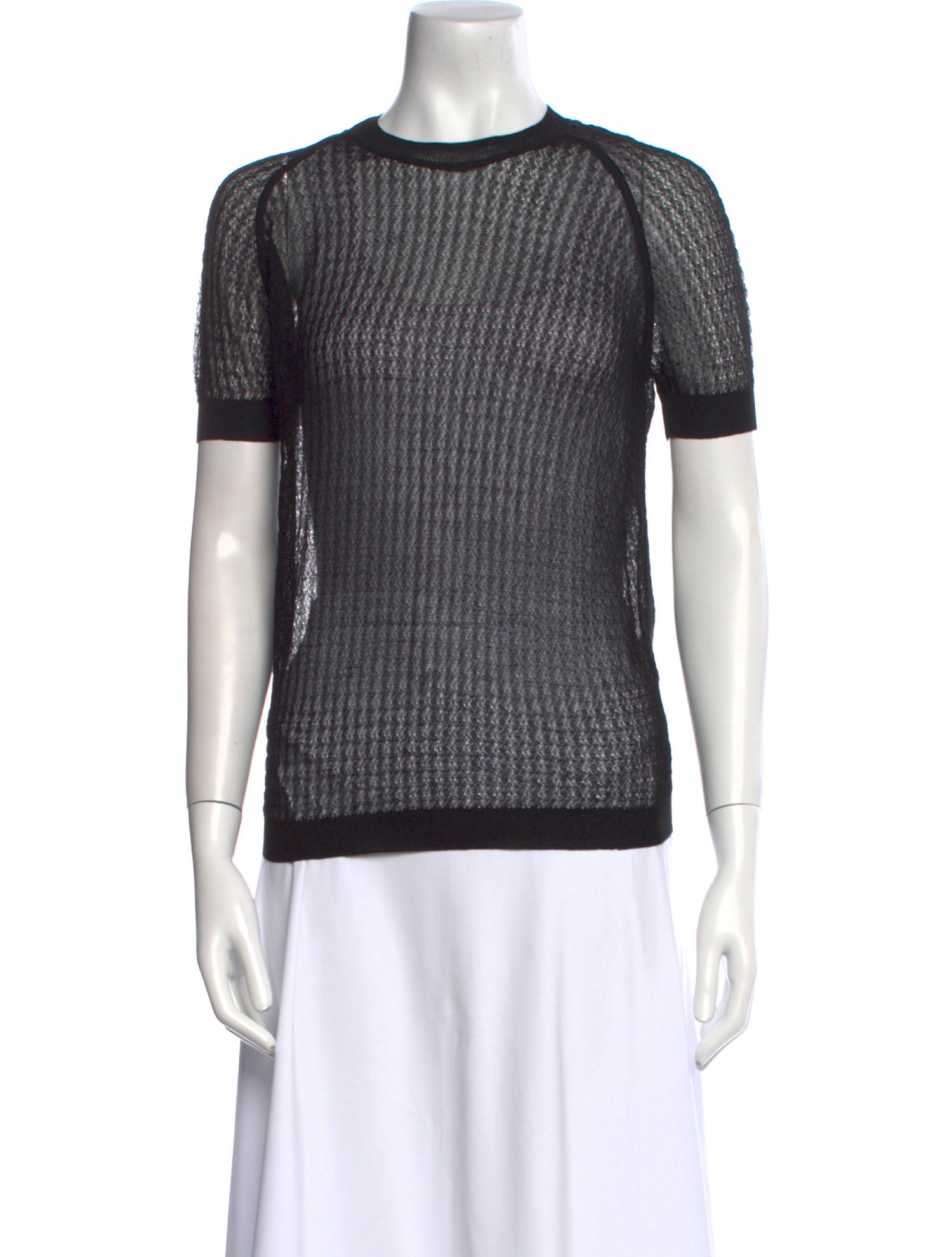 Alexander Wang Crew Neck Short Sleeve Top