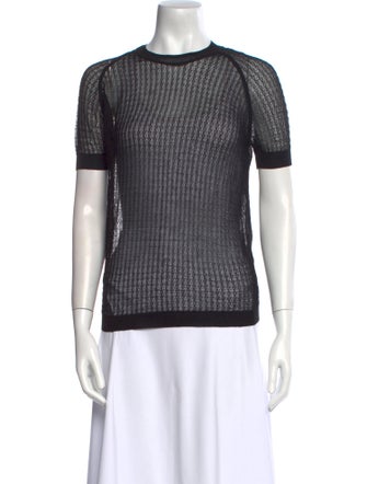 Alexander Wang Crew Neck Short Sleeve Top