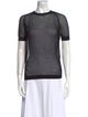 Alexander Wang Crew Neck Short Sleeve Top