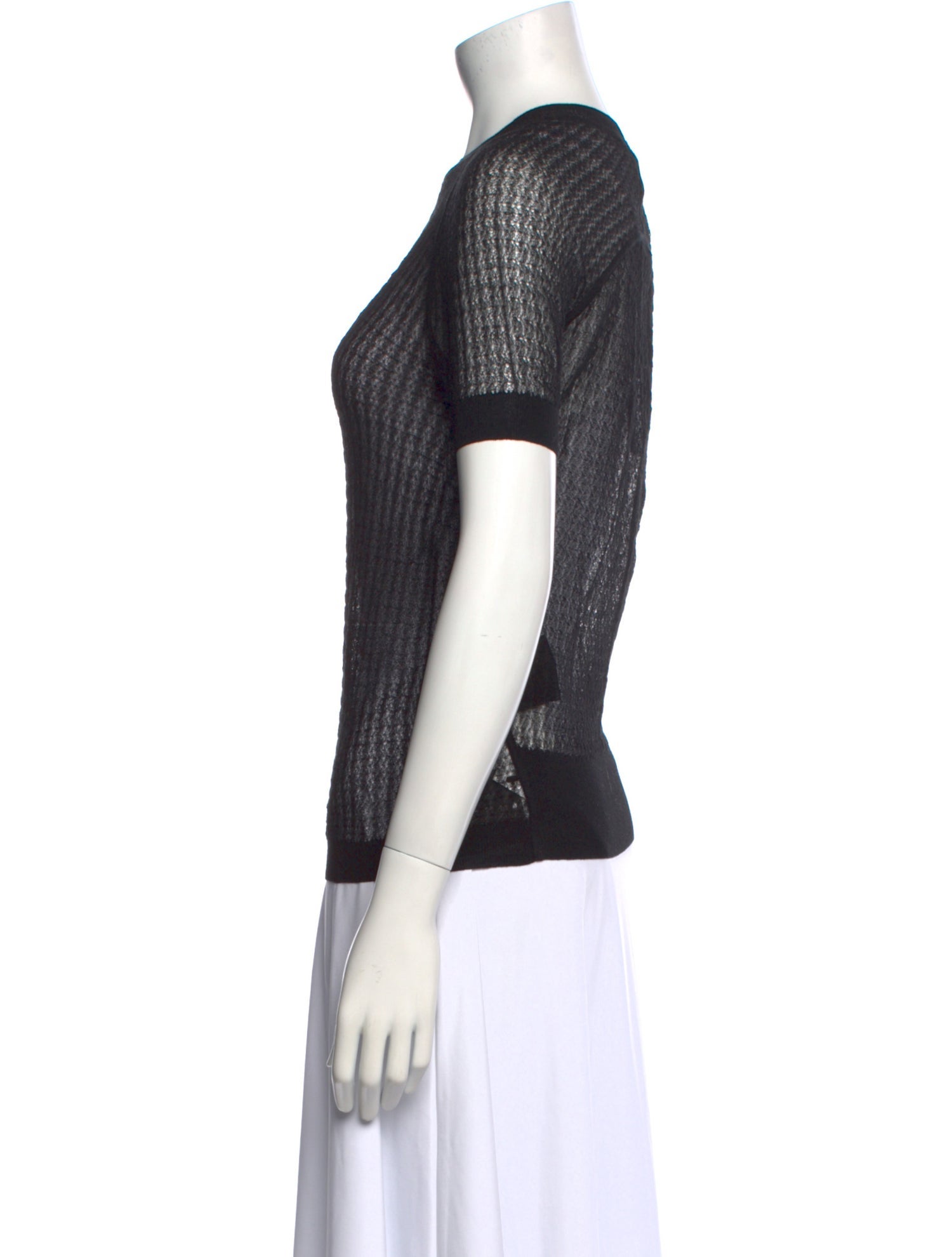 Alexander Wang Crew Neck Short Sleeve Top