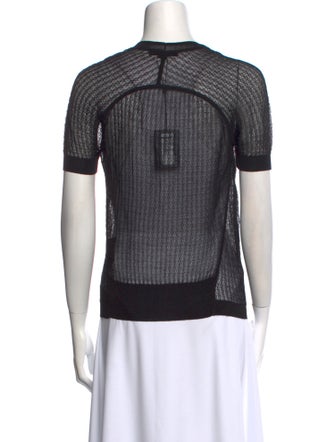 Alexander Wang Crew Neck Short Sleeve Top