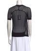 Alexander Wang Crew Neck Short Sleeve Top