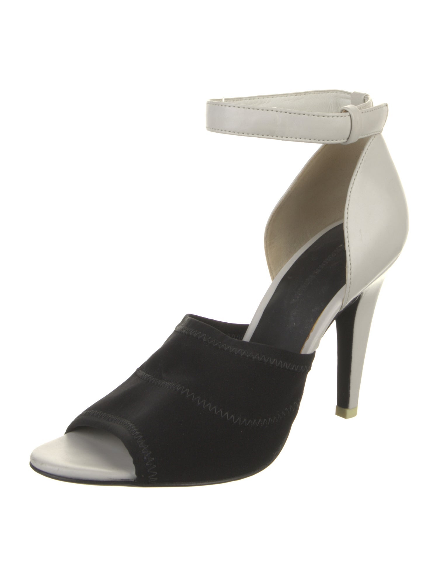 Alexander Wang Leather Colorblock Pattern D'Orsay Pumps