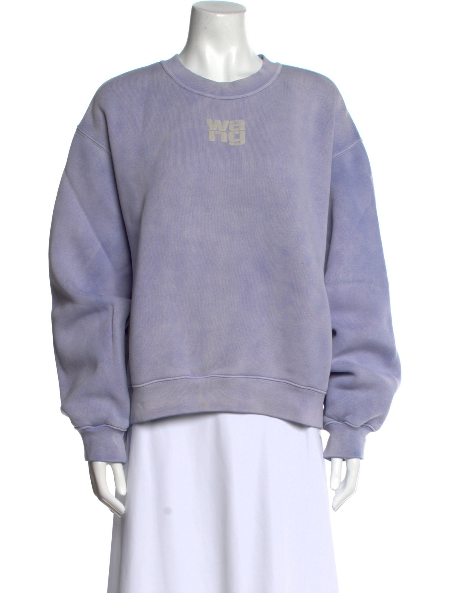 Alexander Wang Crew Neck Long Sleeve Sweatshirt