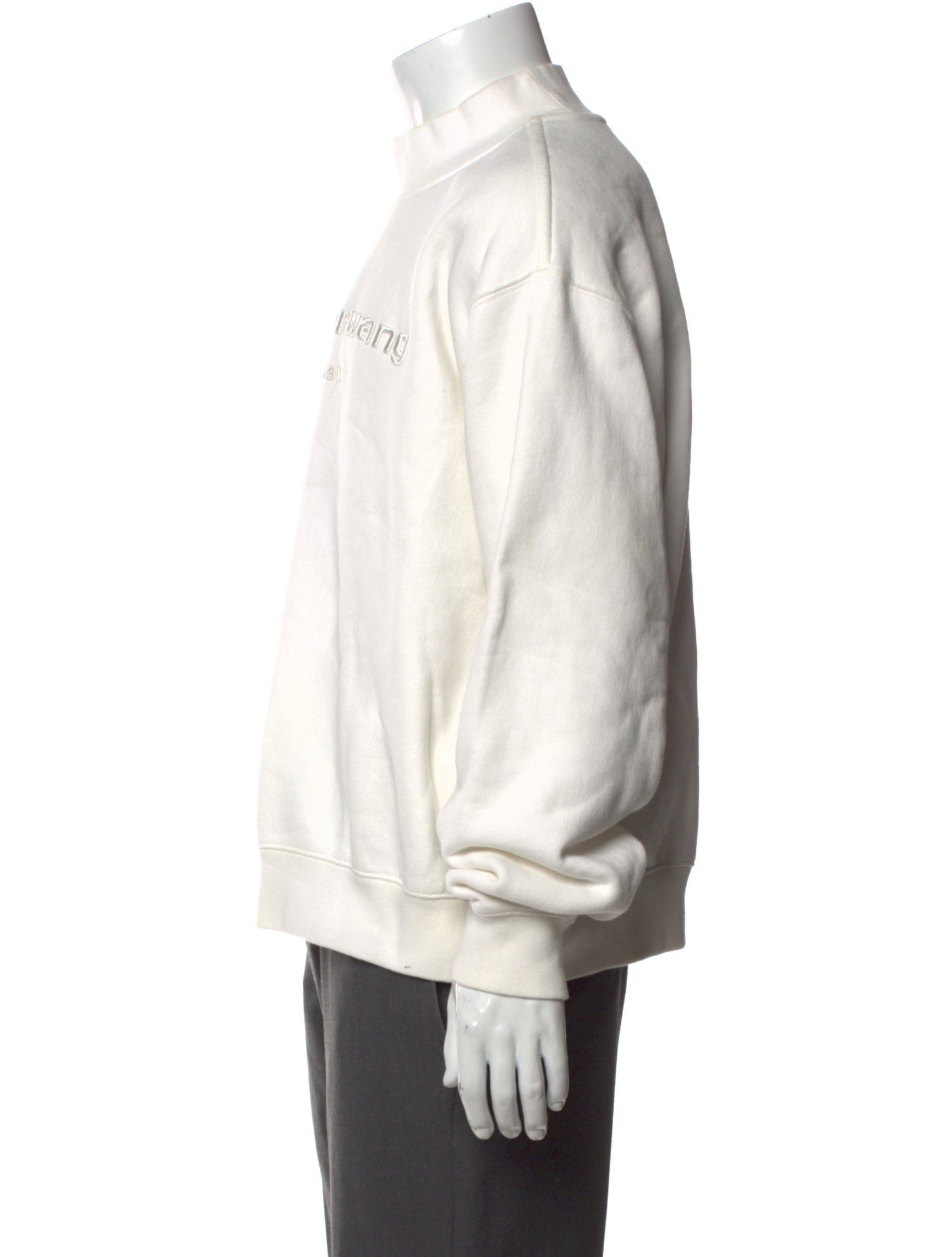 Alexander Wang Graphic Print Mock Neck Pullover