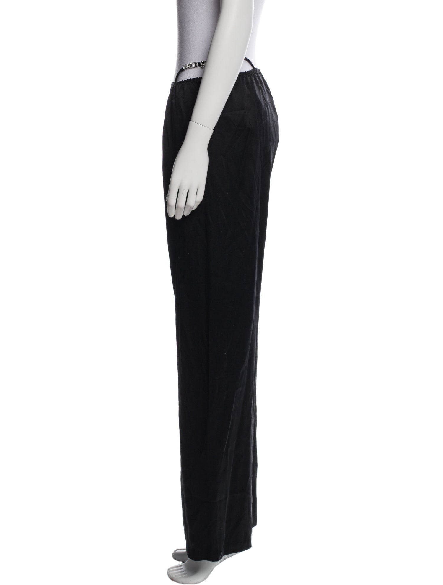 T by Alexander Wang Silk Wide Leg Pants