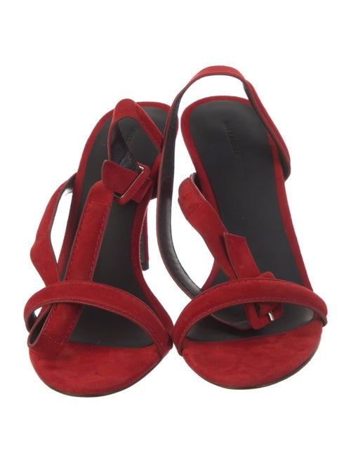 Alexander Wang Suede Printed Slingback Sandals