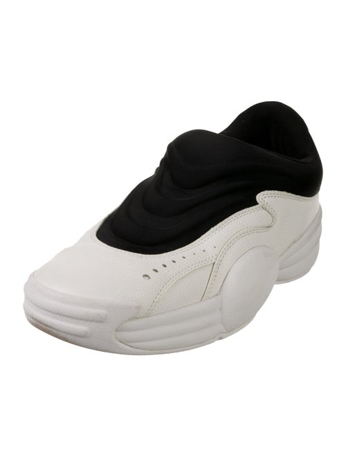 Alexander Wang Leather Colorblock Pattern Sneakers