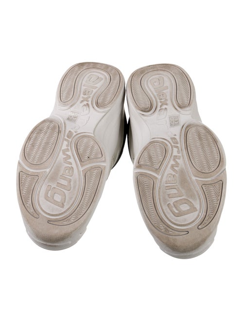 Alexander Wang Leather Colorblock Pattern Sneakers