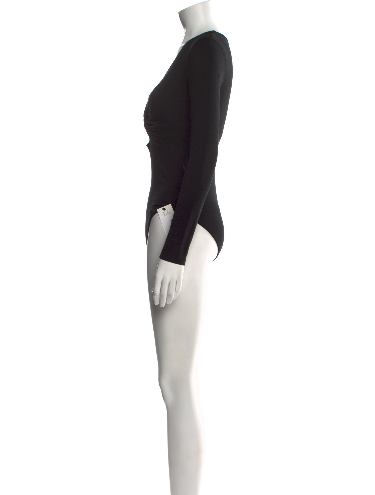 Alexander Wang V-Neck Long Sleeve Bodysuit