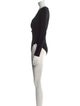 Alexander Wang V-Neck Long Sleeve Bodysuit