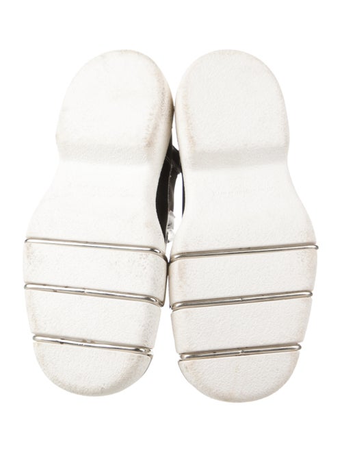 Alexander Wang Leather Colorblock Pattern Chelsea Boots