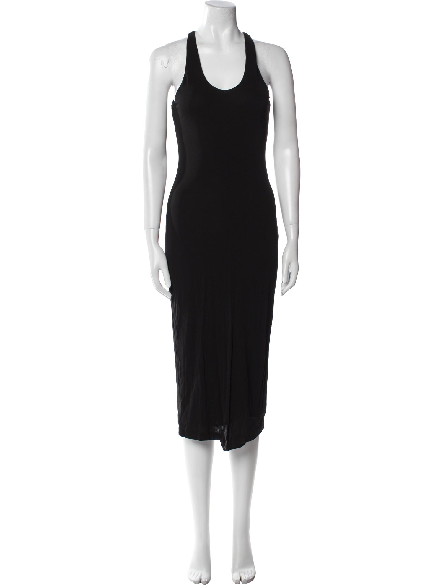 Alexander Wang Scoop Neck Midi Length Dress