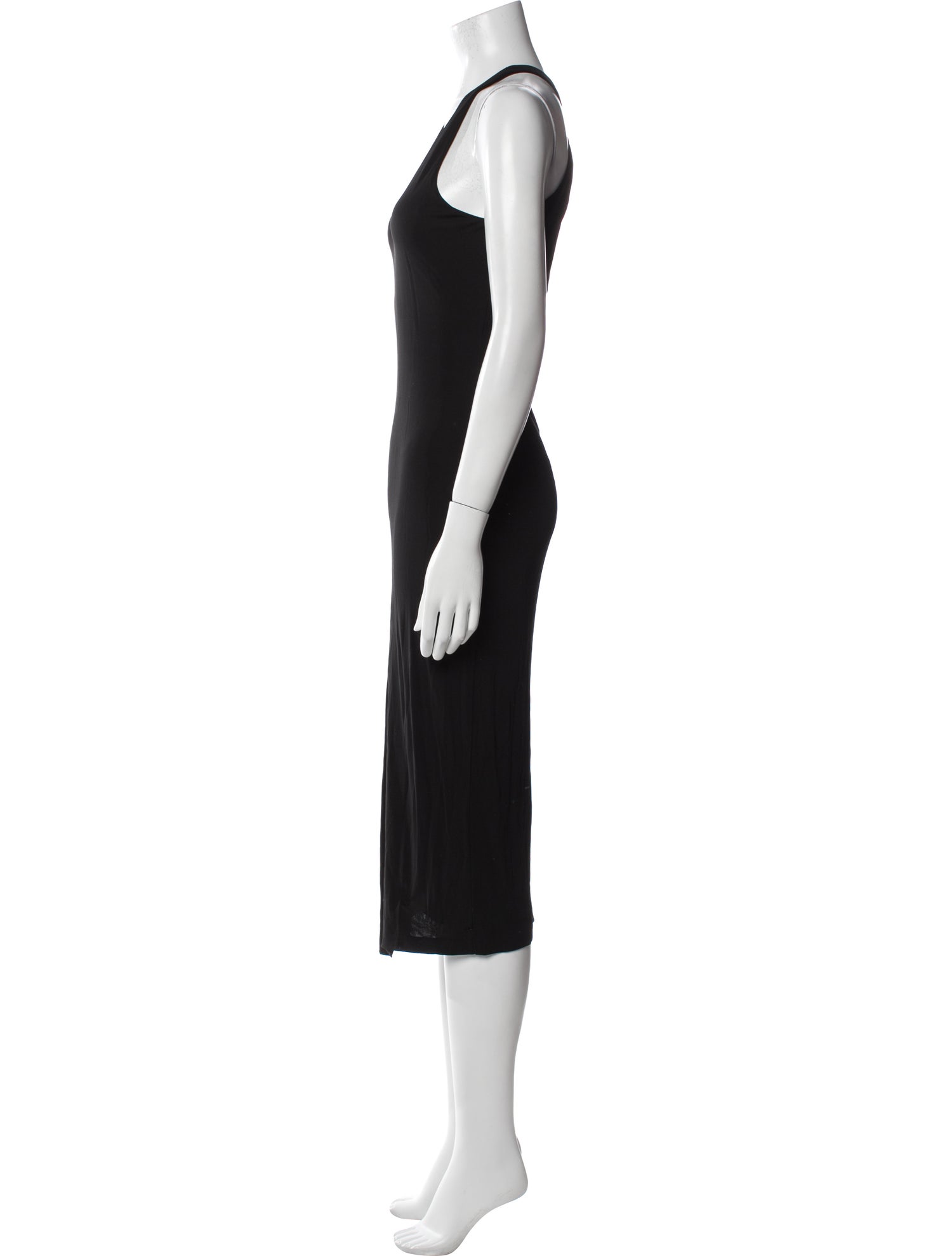 Alexander Wang Scoop Neck Midi Length Dress