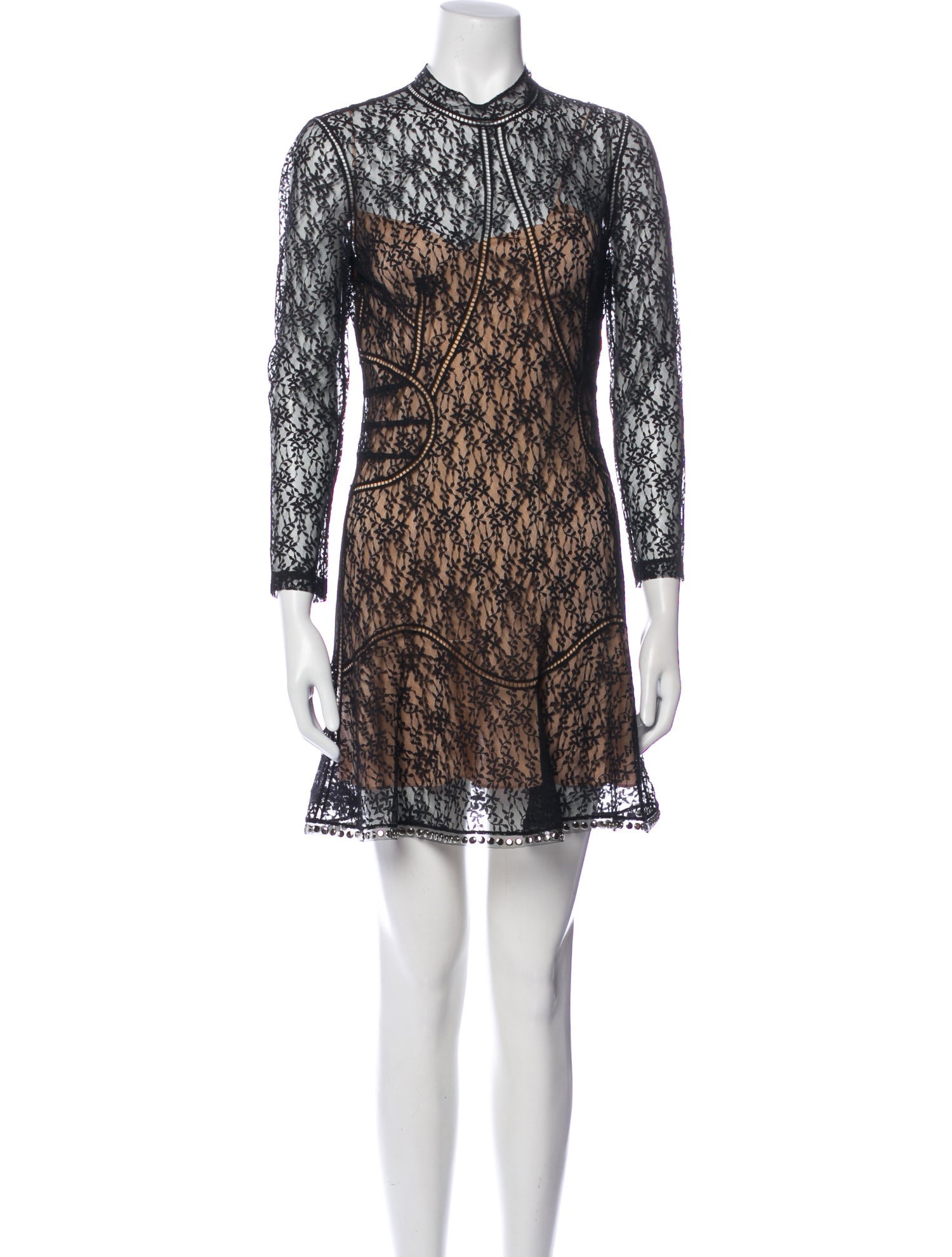 Alexander Wang Lace Pattern Mini Dress