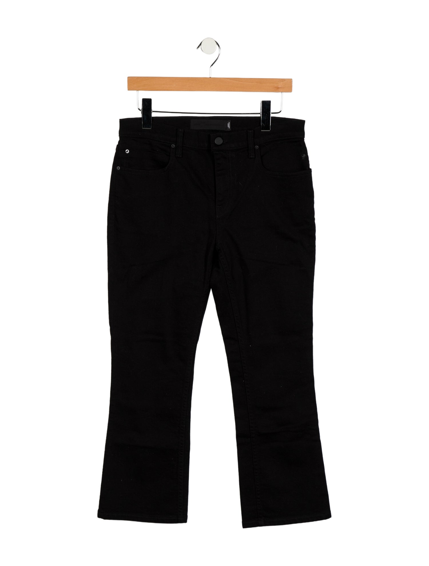 Alexander Wang Mid-Rise Straight Leg Jeans