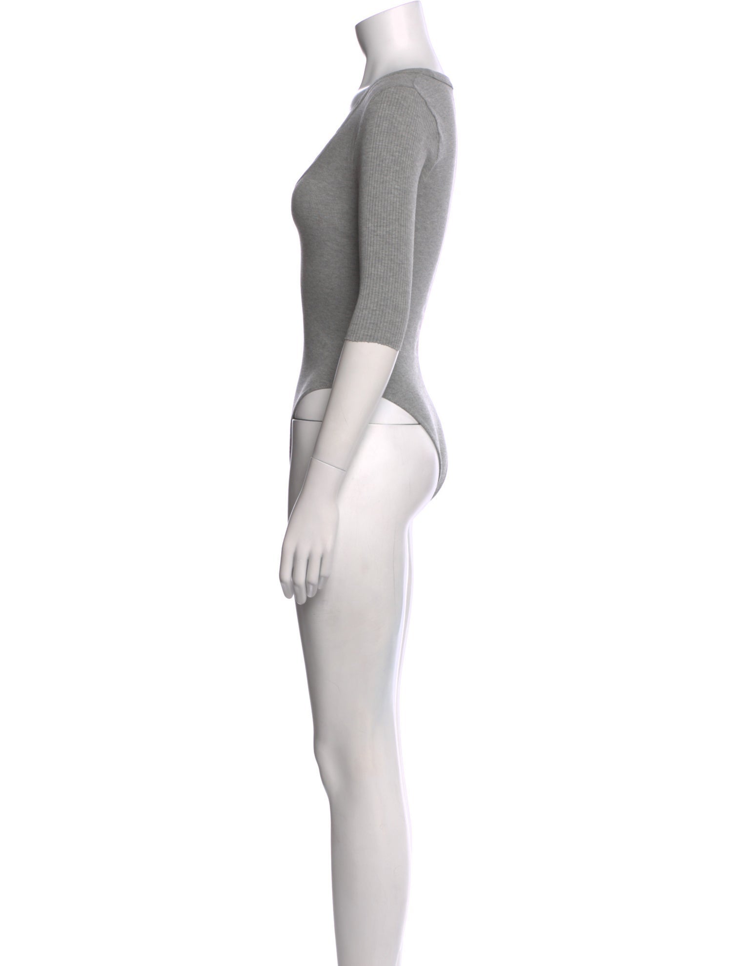 Alexander Wang Scoop Neck Short Sleeve Bodysuit