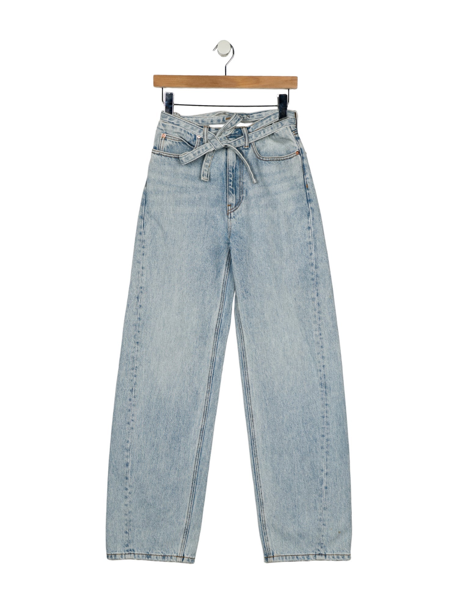 Alexander Wang Mid-Rise Wide Leg Jeans