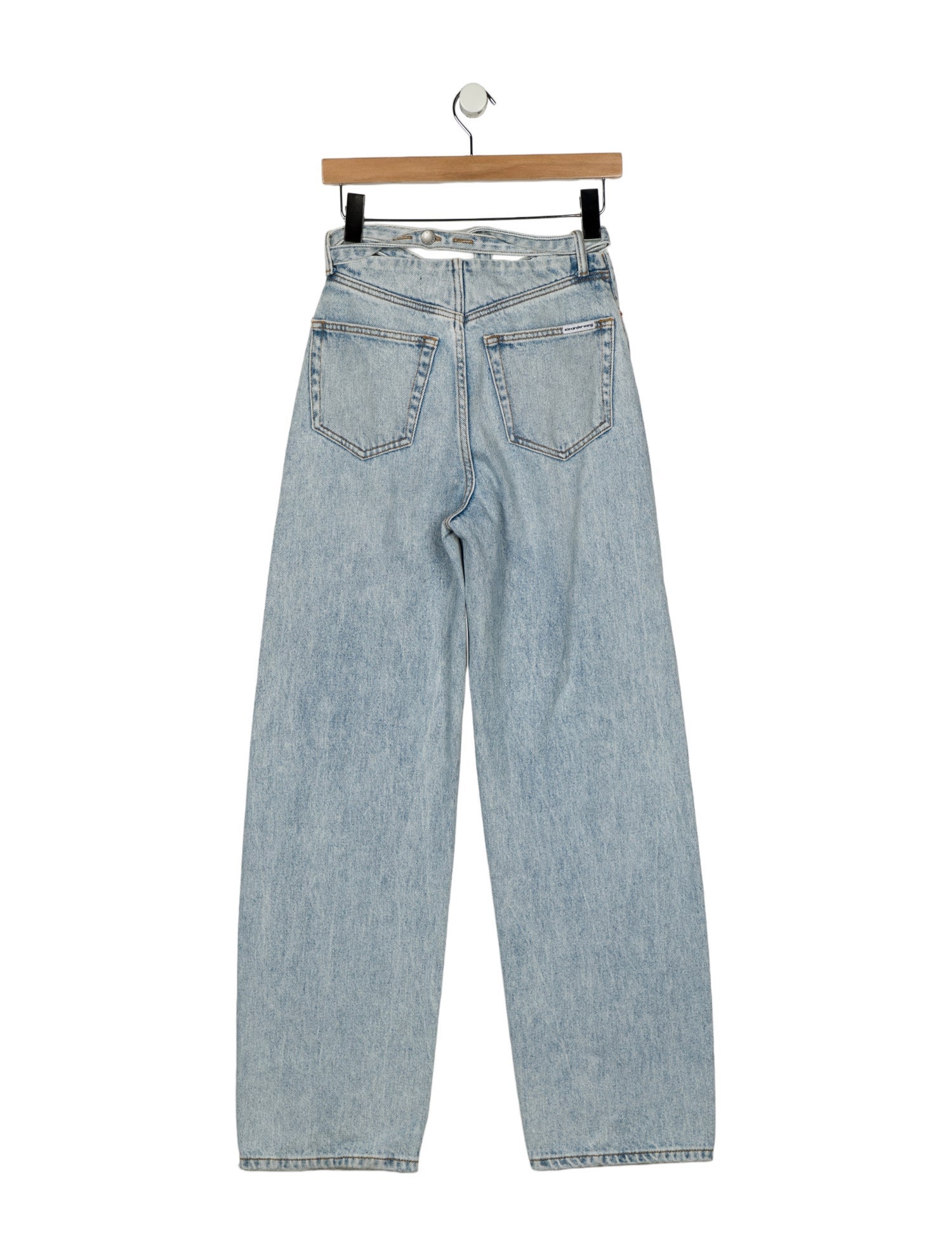 Alexander Wang Mid-Rise Wide Leg Jeans