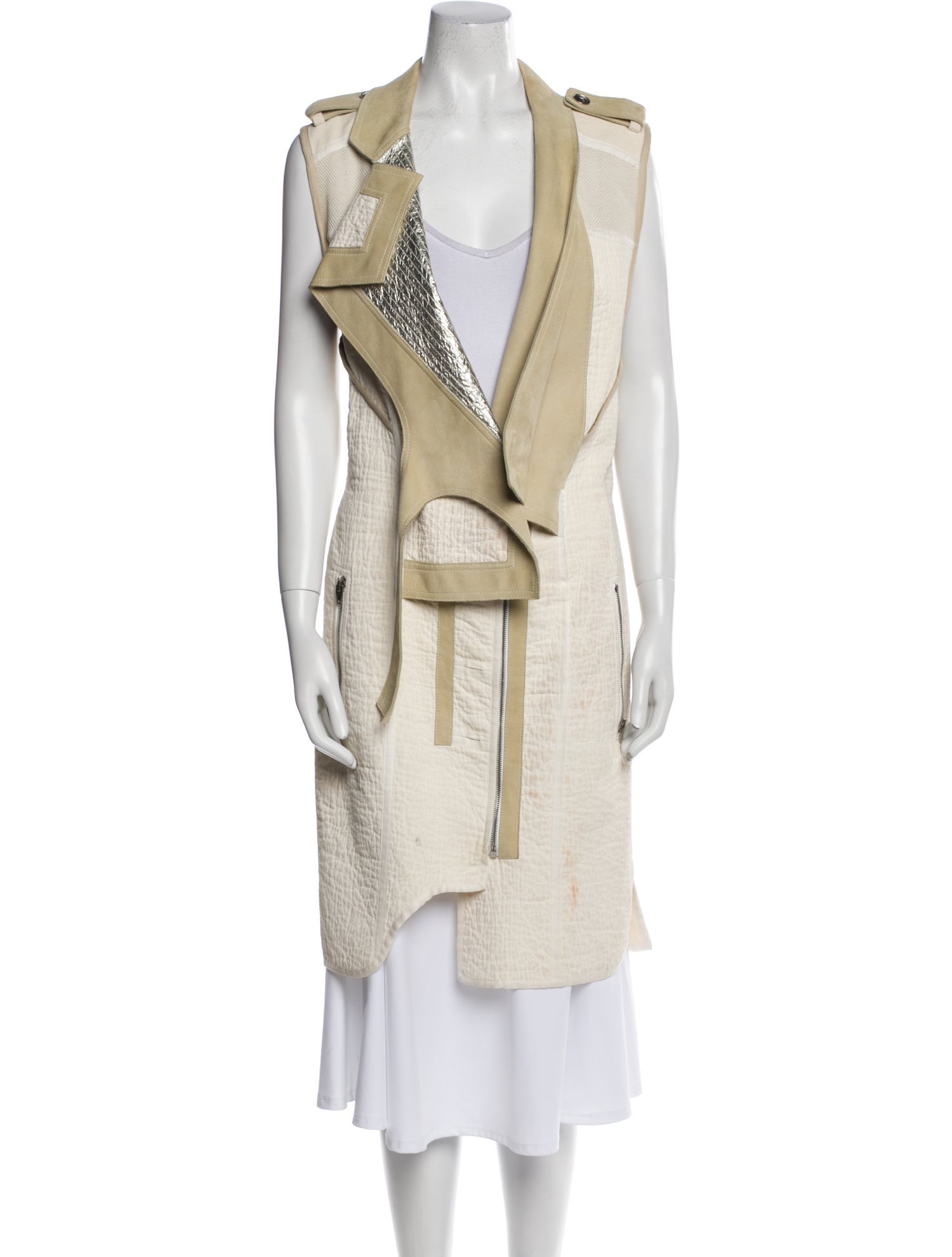 Alexander Wang Colorblock Pattern Vest