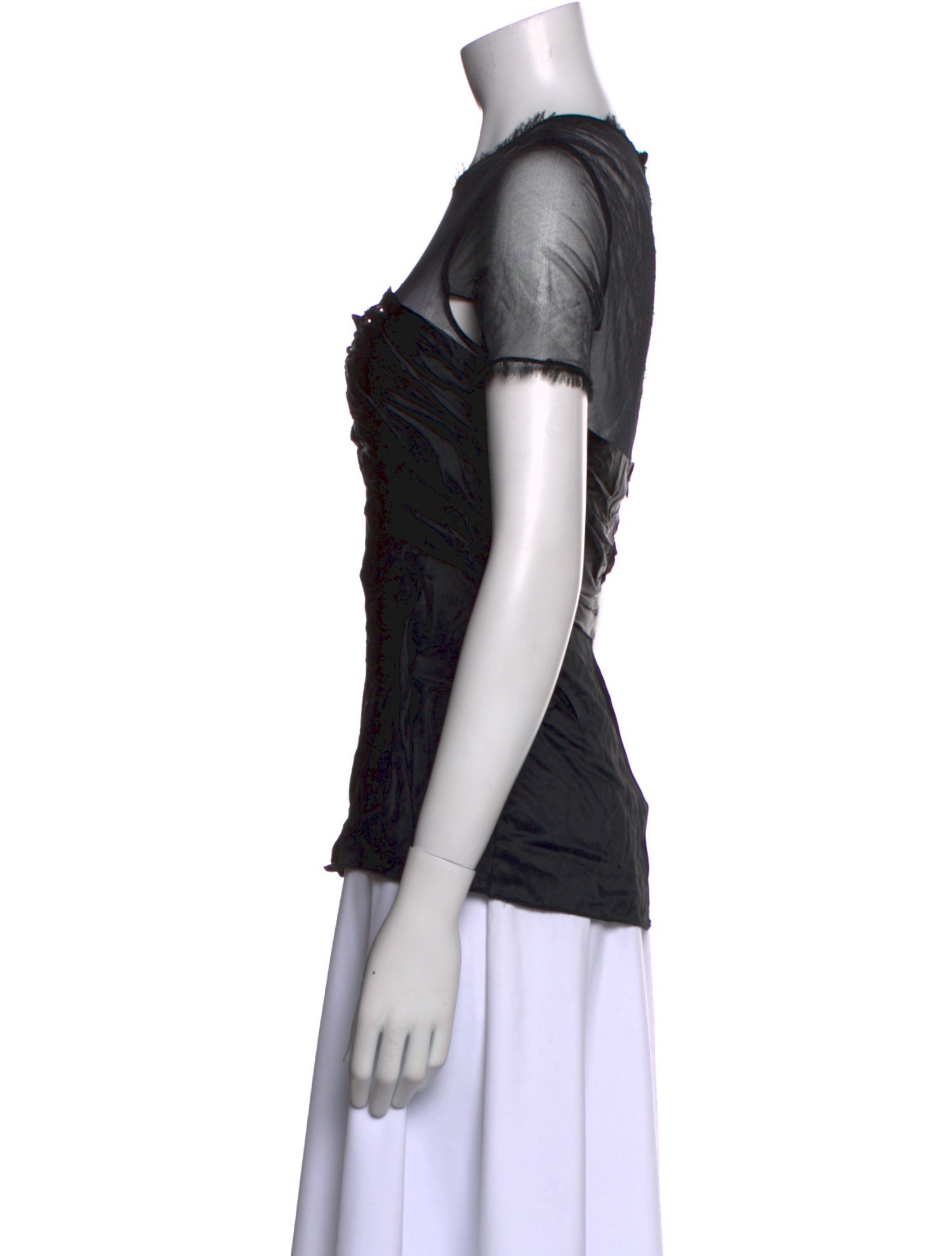 Alexander Wang Crew Neck Short Sleeve Top