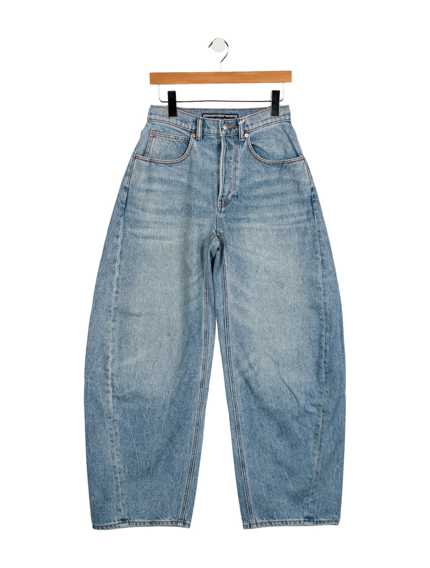 Alexander Wang High-Rise Wide Leg Jeans