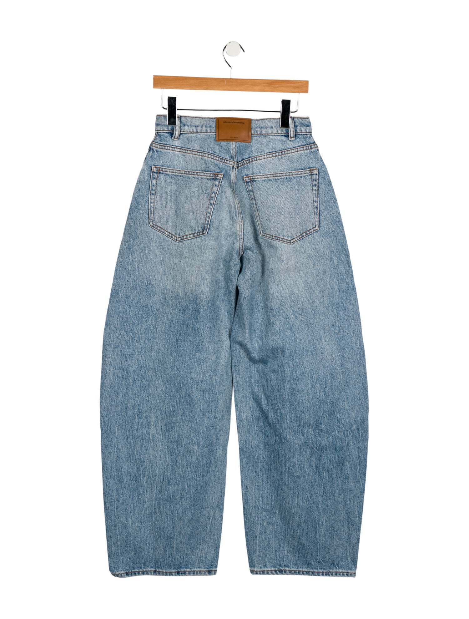 Alexander Wang High-Rise Wide Leg Jeans