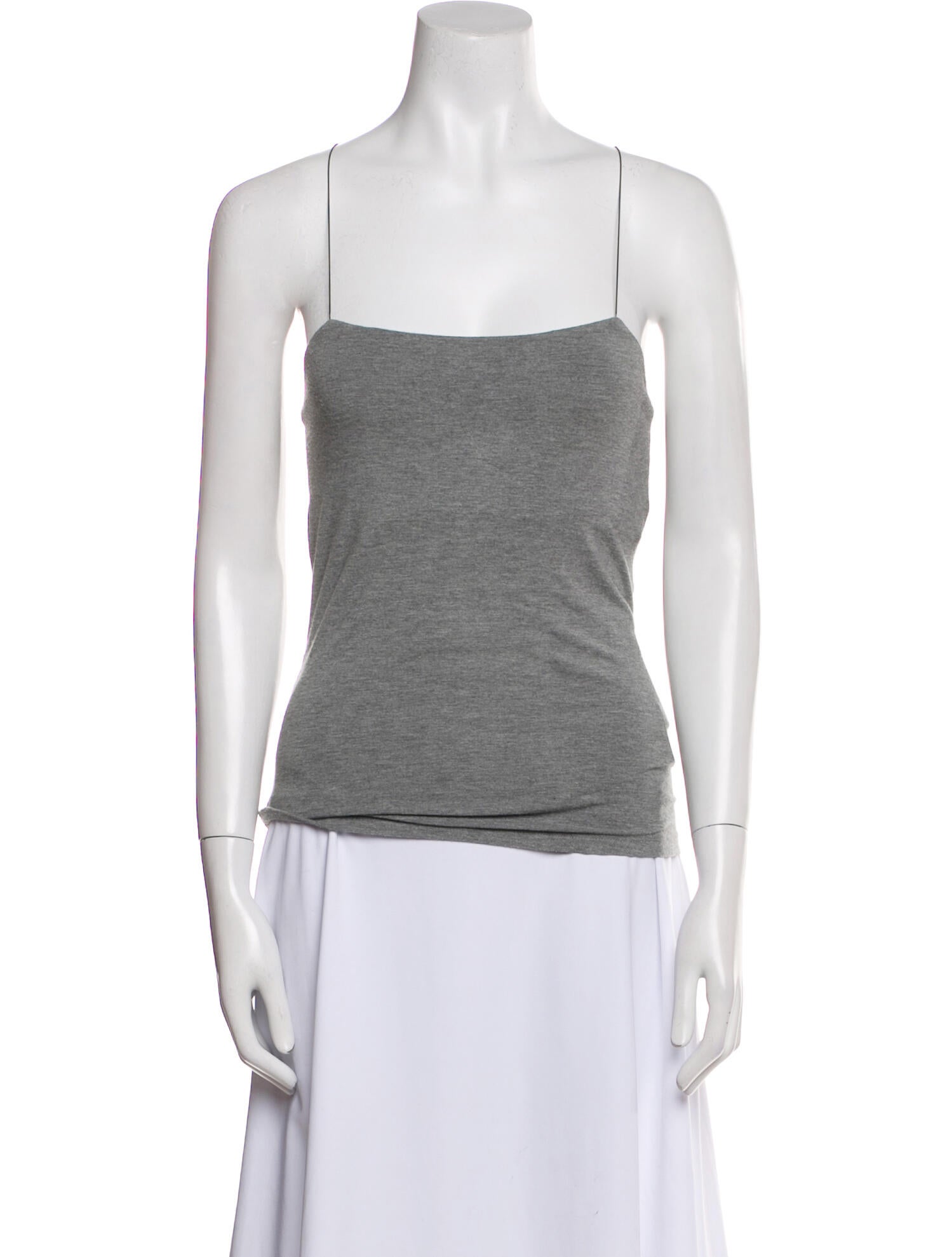 T by Alexander Wang Square Neckline Sleeveless Top