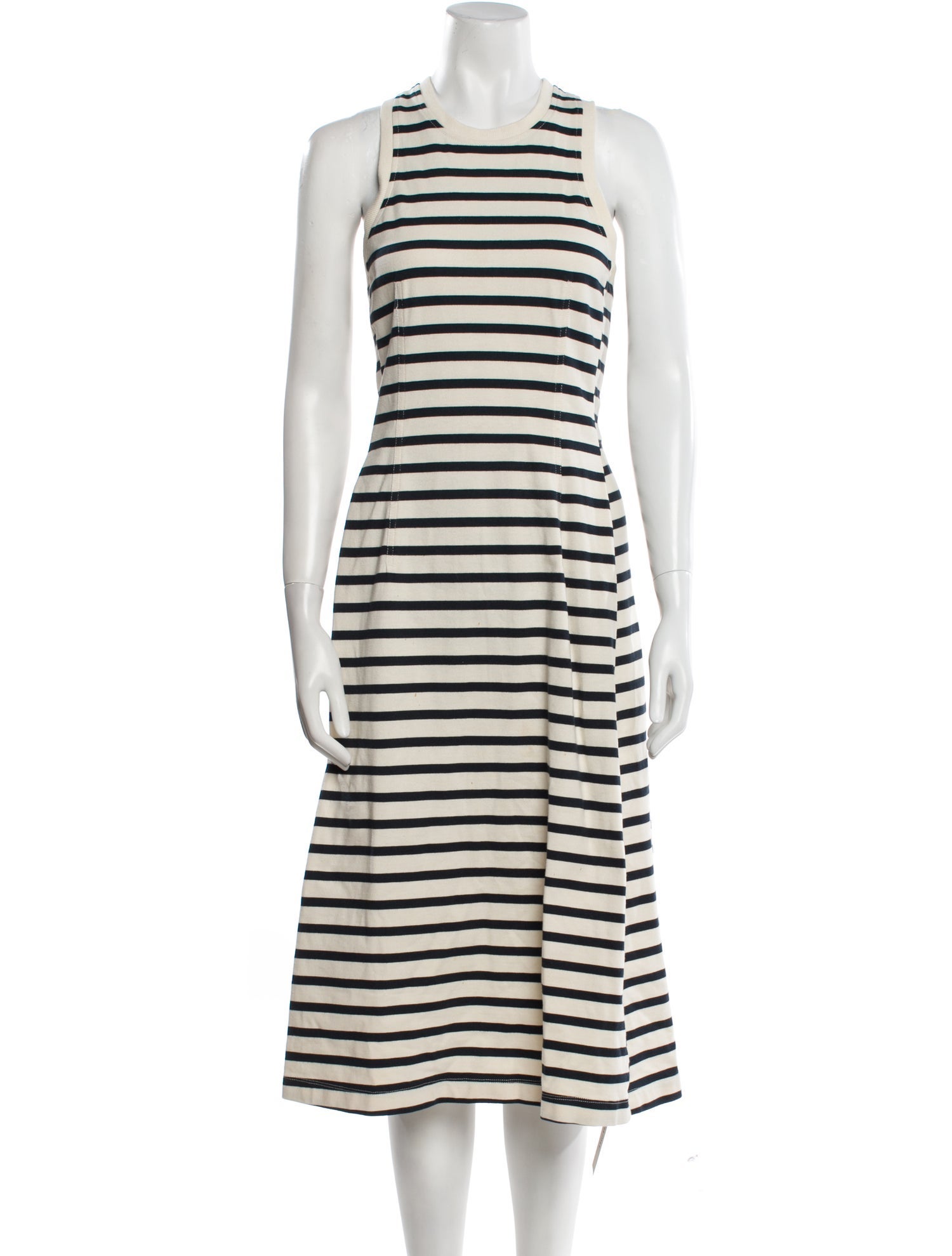 Alexander Wang Striped Midi Length Dress