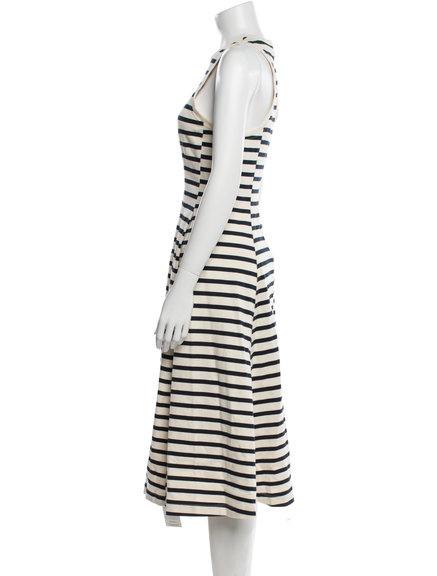 Alexander Wang Striped Midi Length Dress