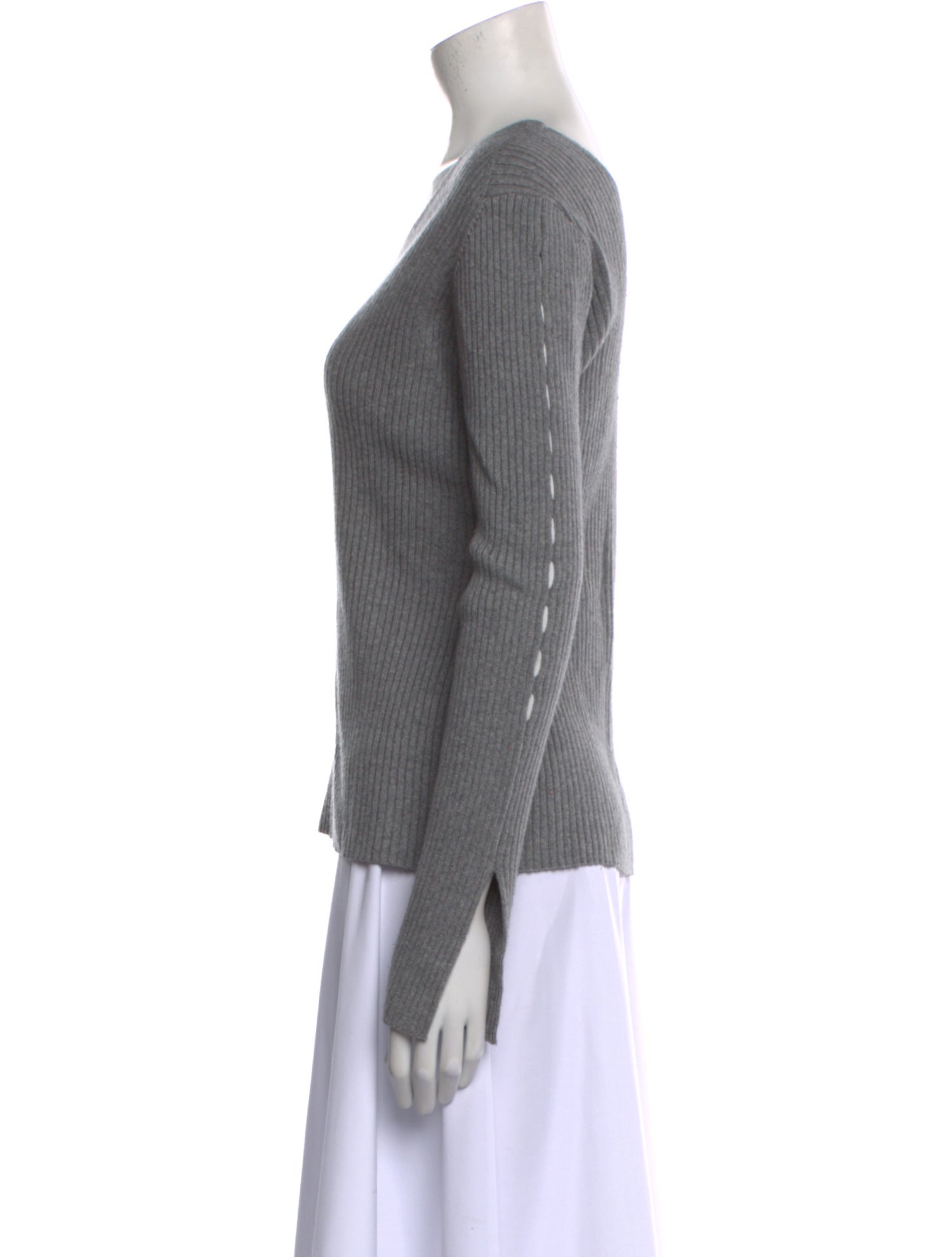 Alexander Wang Silk V-Neck Sweater