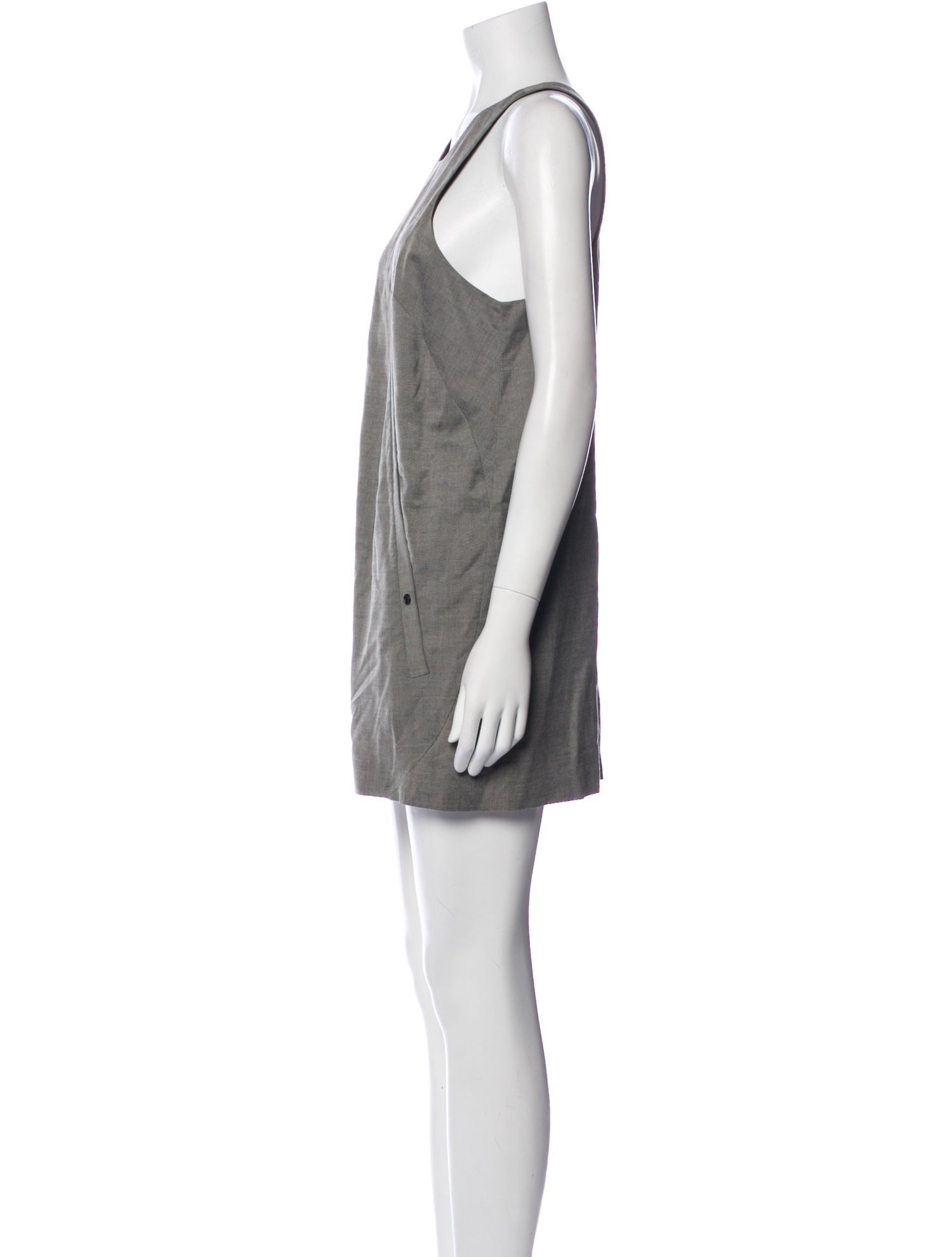 Alexander Wang Scoop Neck Mini Dress