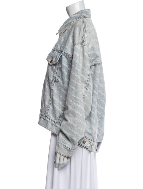 Alexander Wang Printed Denim Jacket
