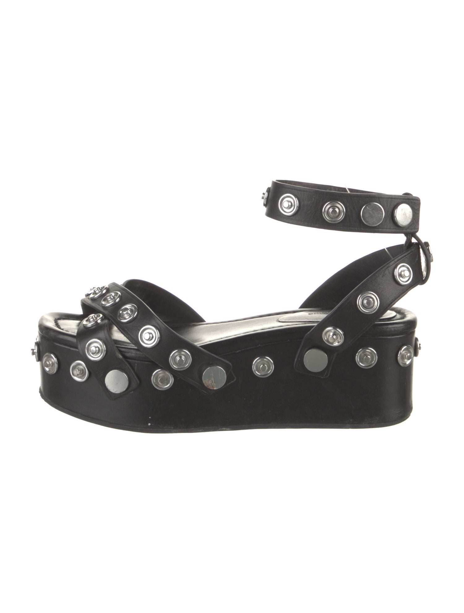 Alexander Wang Leather Studded Accents Sandals