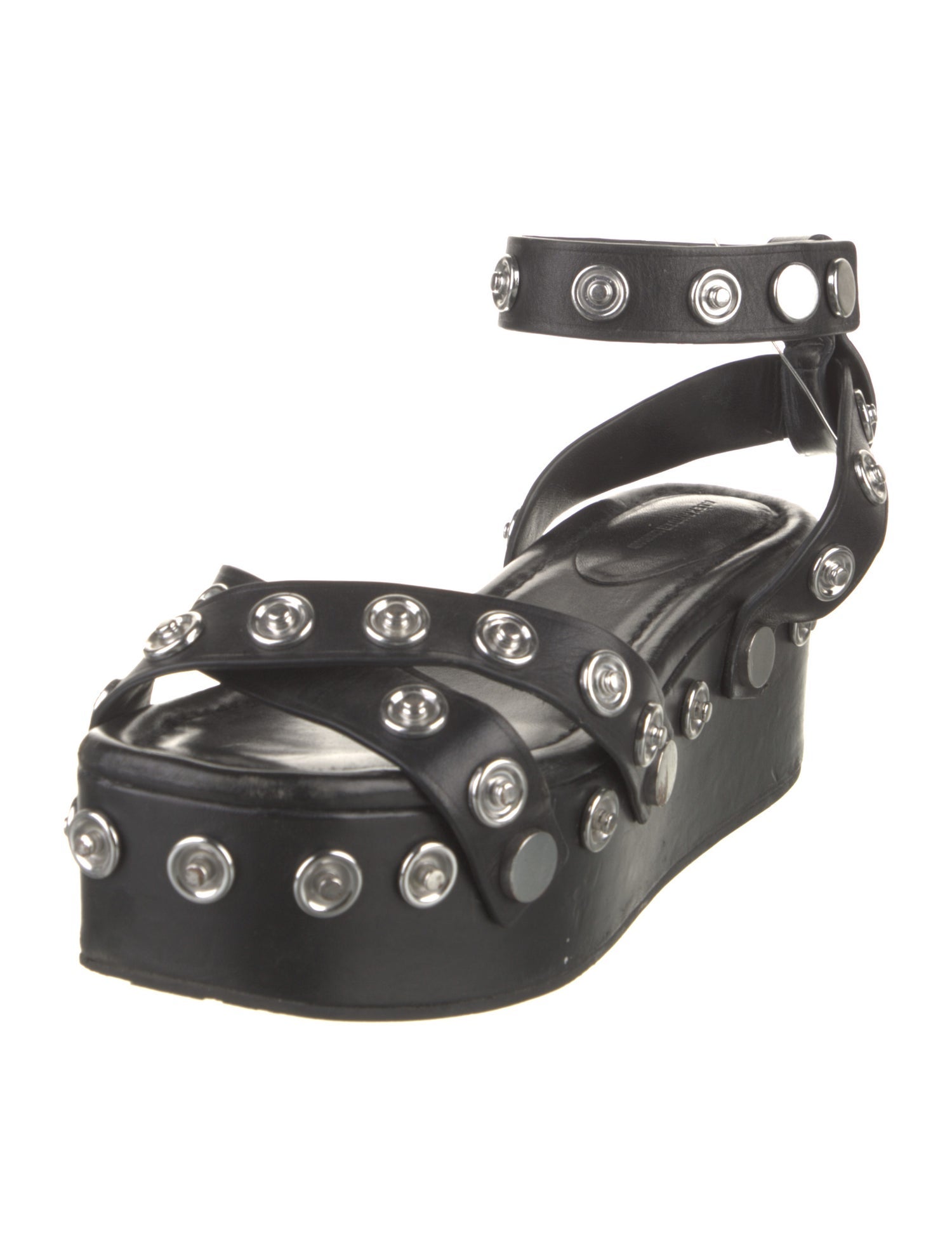 Alexander Wang Leather Studded Accents Sandals