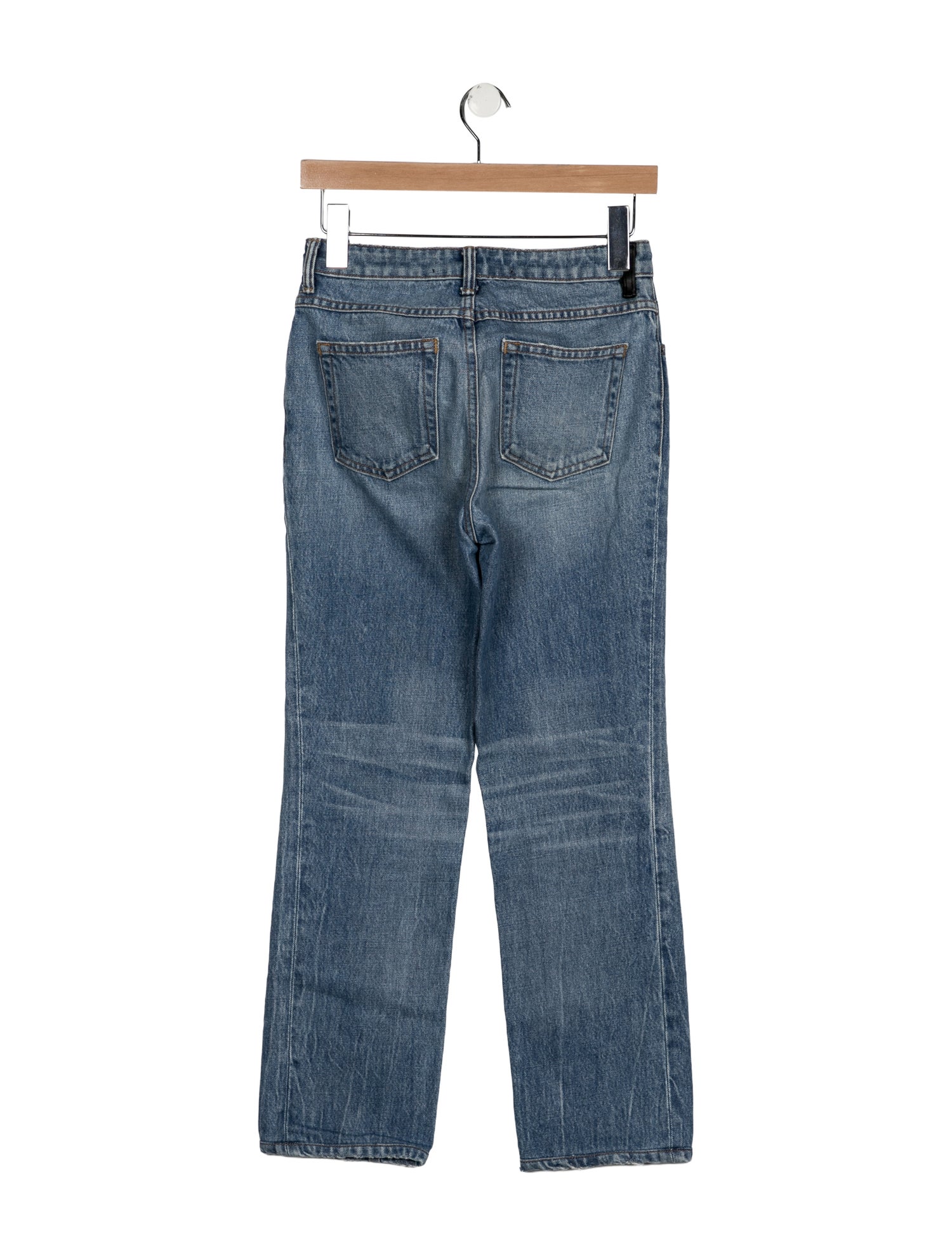 Alexander Wang Mid-Rise Straight Leg Jeans