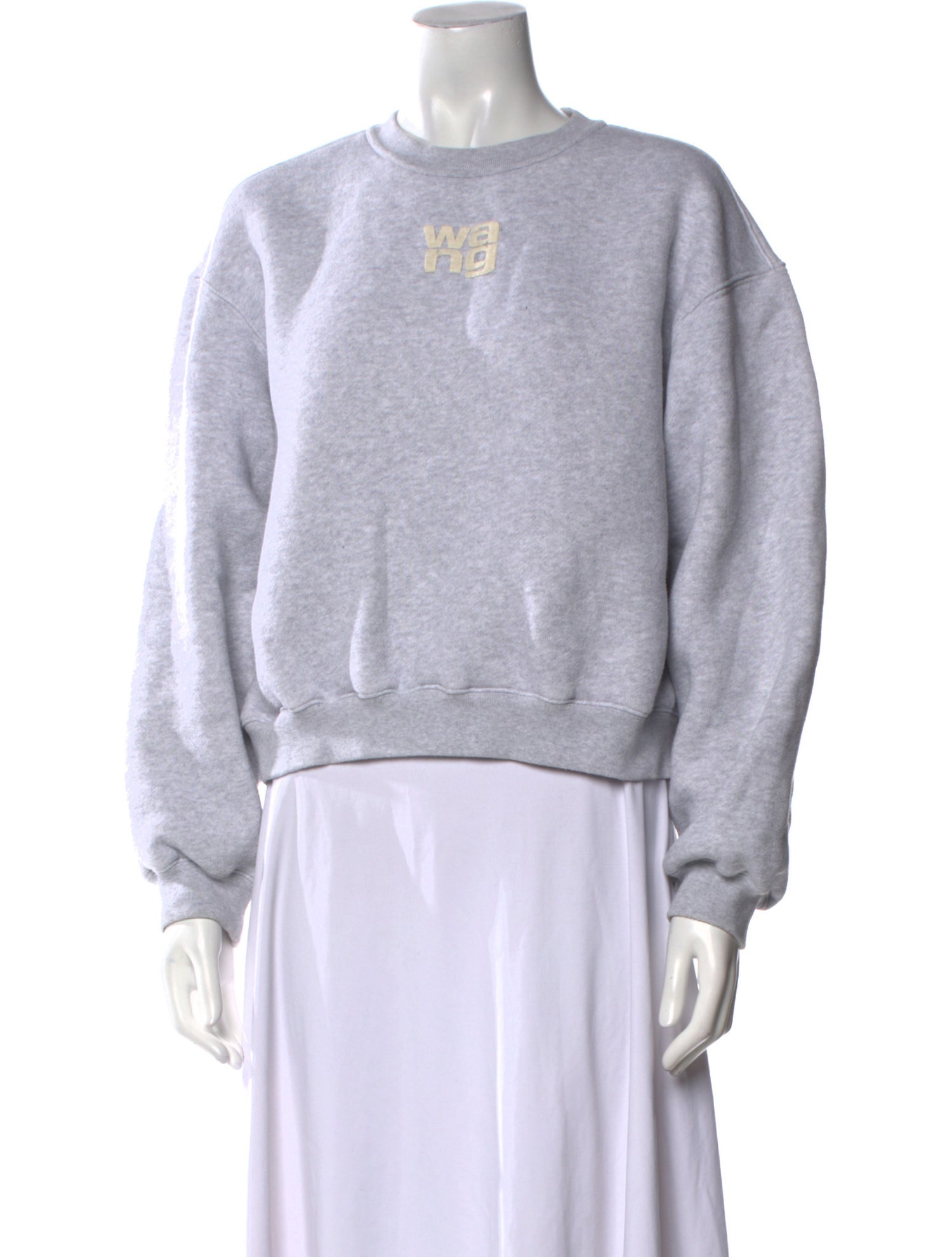 Alexander Wang Crew Neck Long Sleeve Sweatshirt