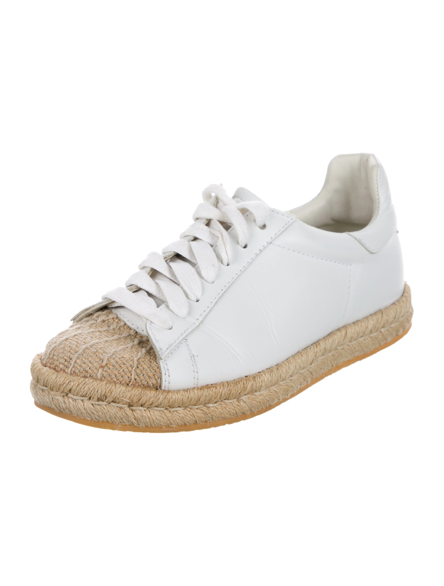 Alexander Wang Leather Espadrille Sneakers