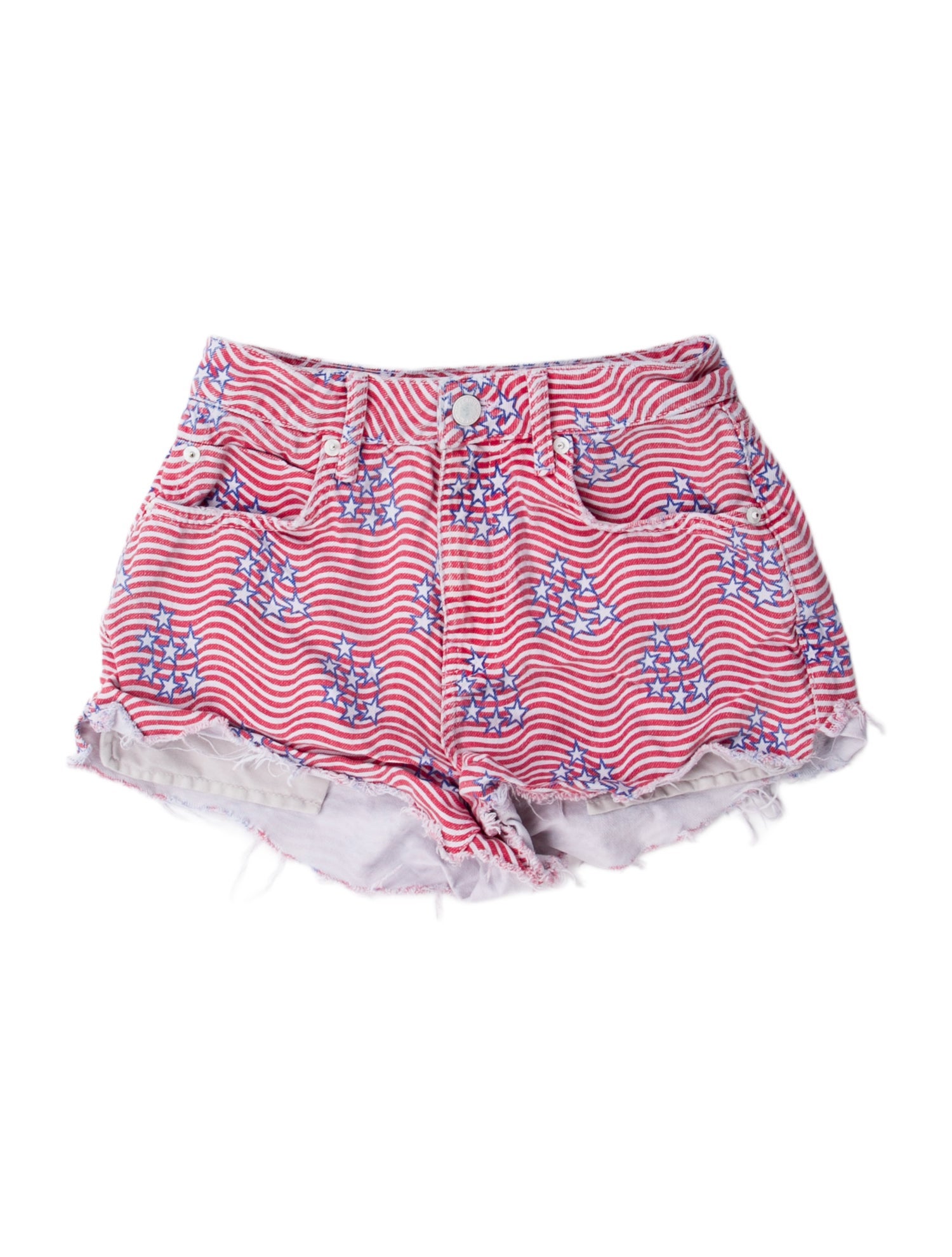 Alexander Wang Printed Mini Shorts