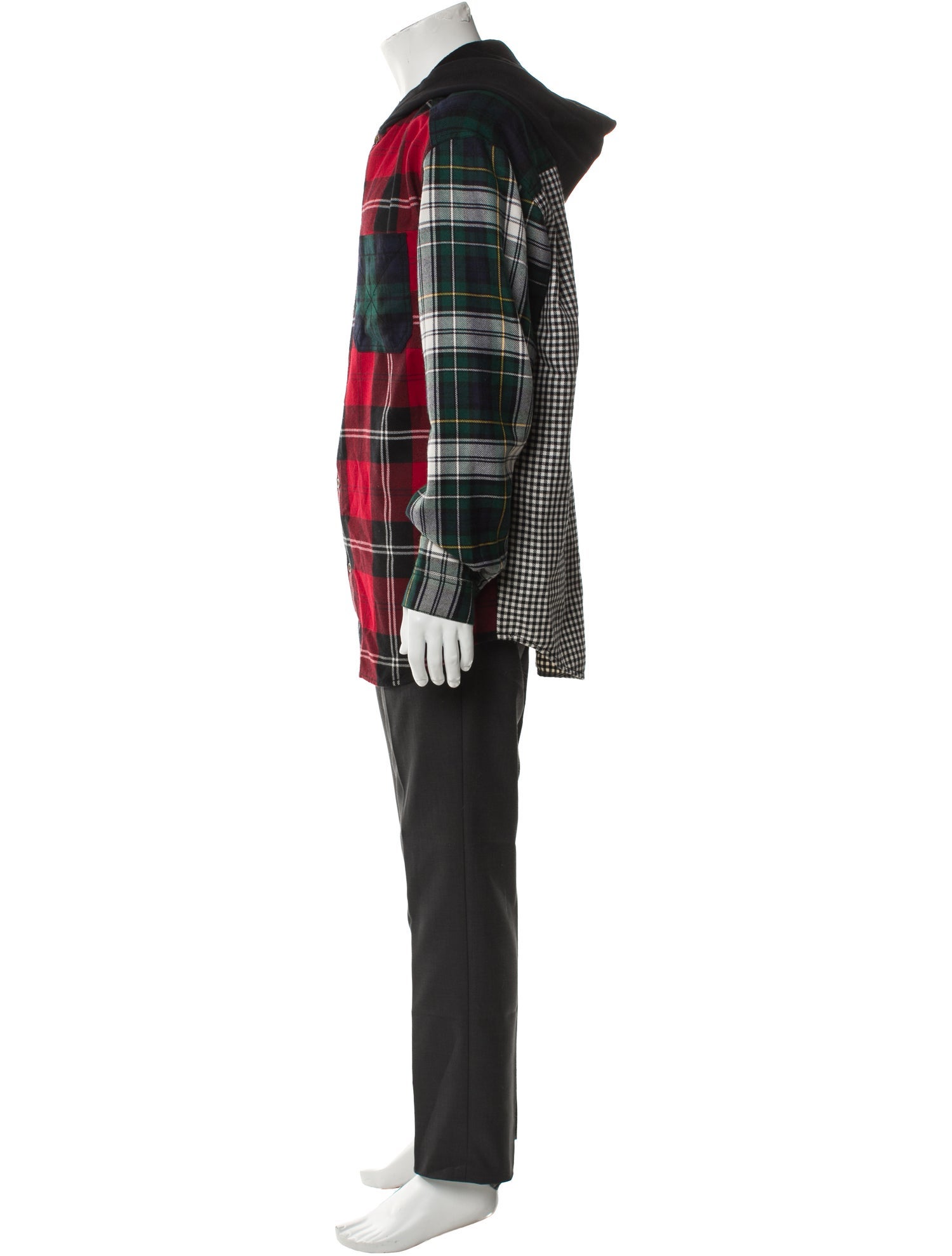 Alexander Wang Wool Plaid Print Sweatshirt