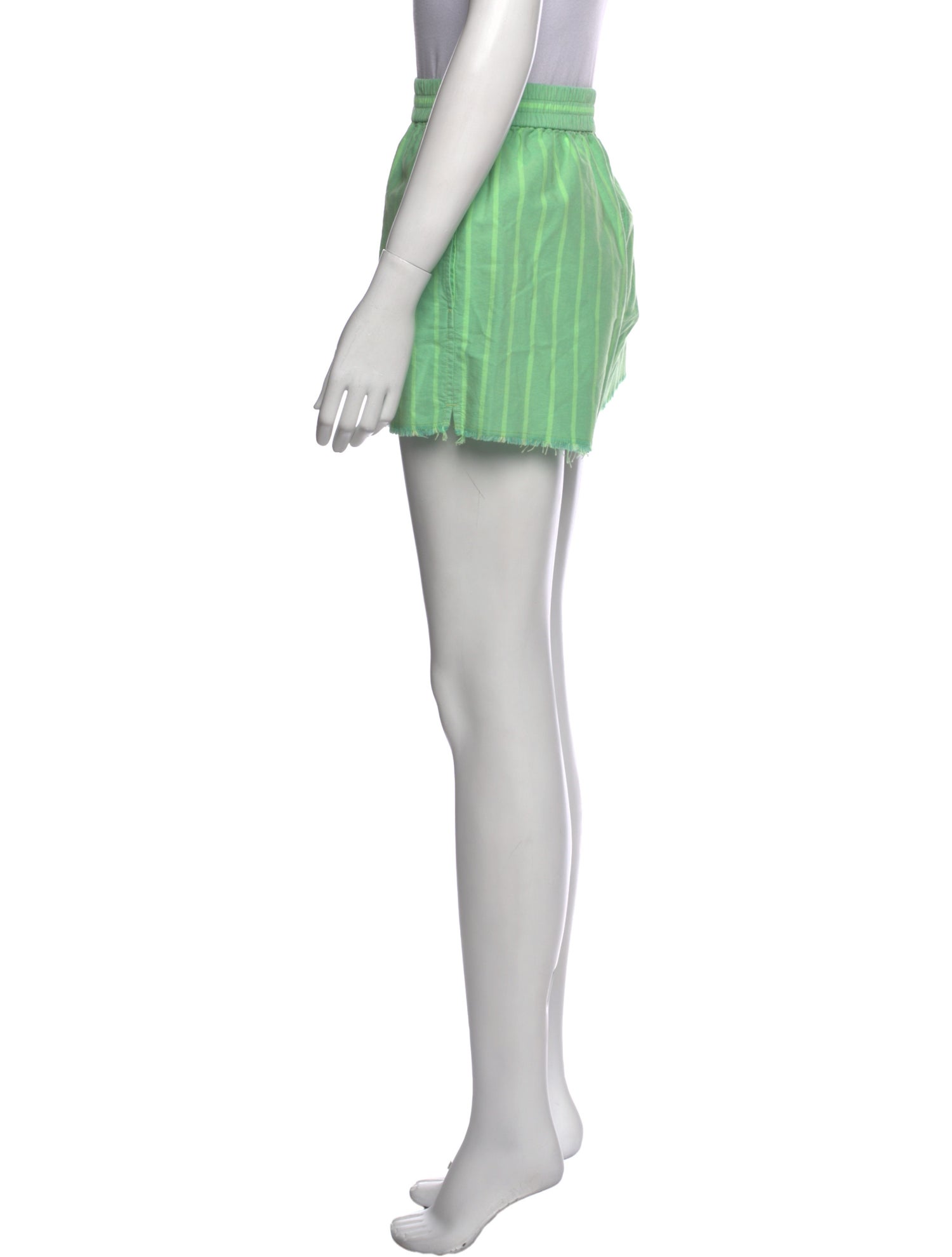 Alexanderwang.T Striped Mini Shorts