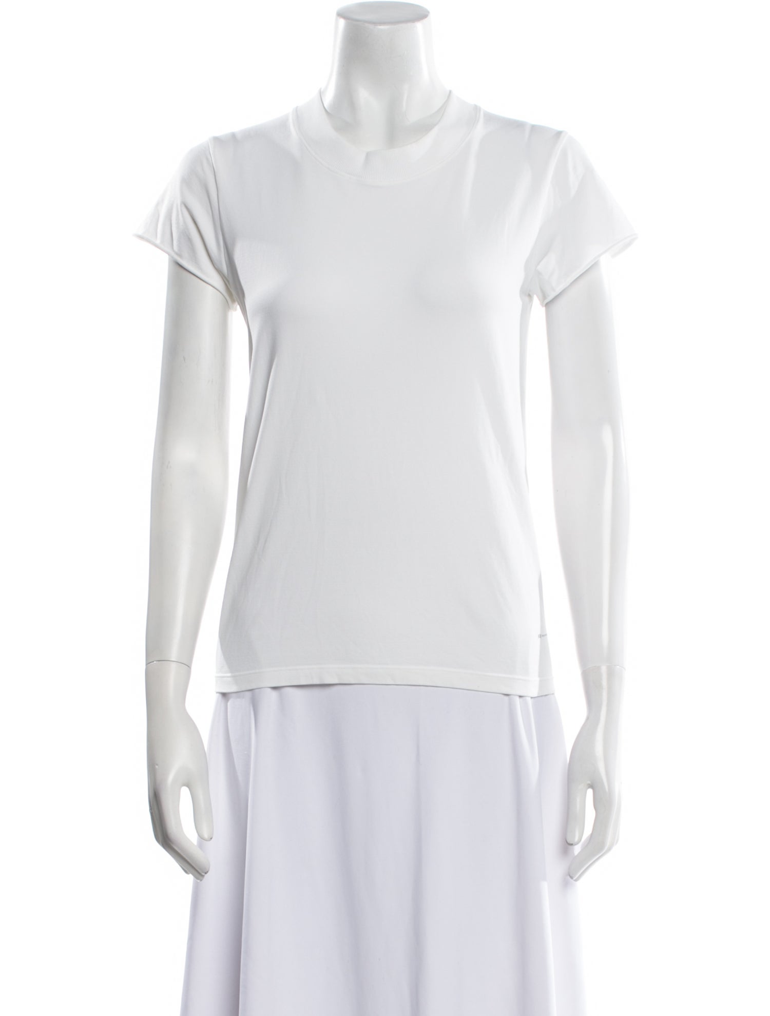 Alexander Wang Mock Neck Short Sleeve T-Shirt