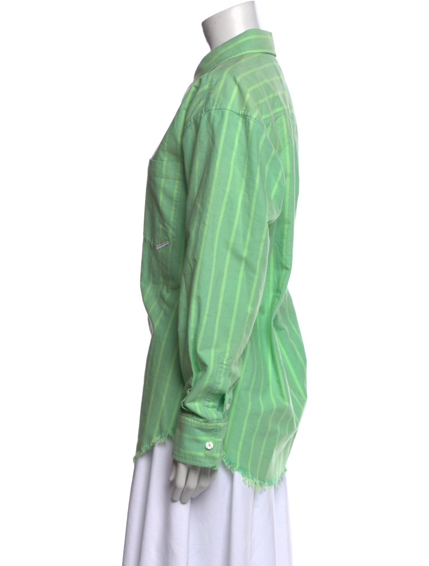 Alexander Wang Long Sleeve Button-Up Top