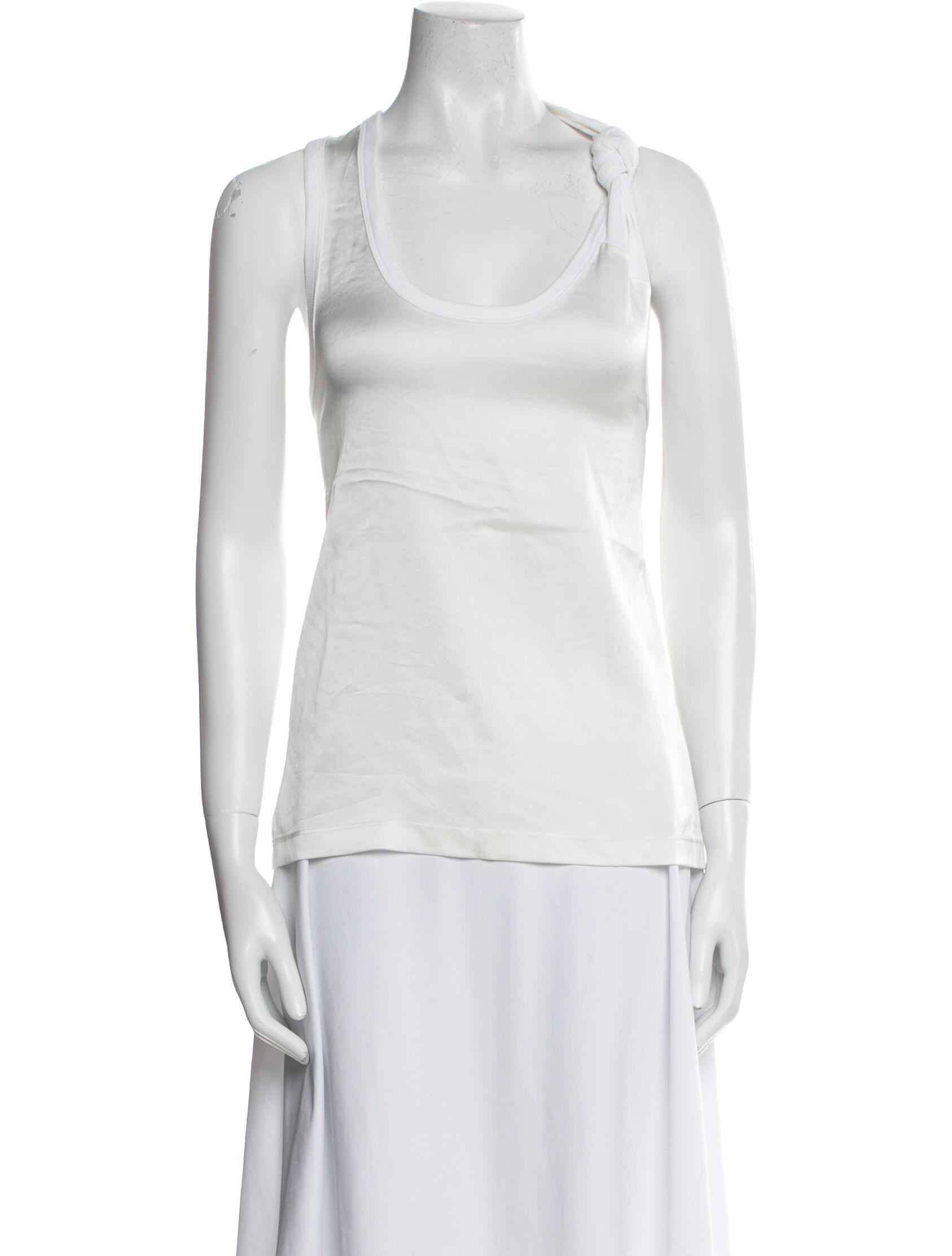 Alexander Wang Scoop Neck Sleeveless Top