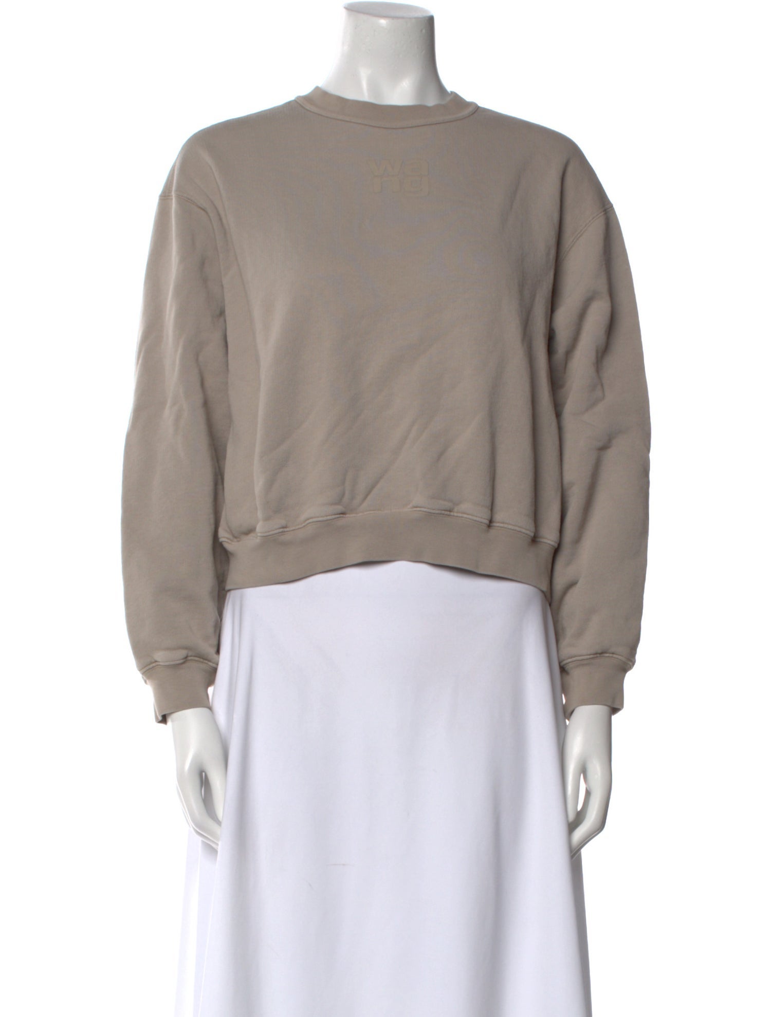 Alexander Wang Crew Neck Long Sleeve Sweatshirt