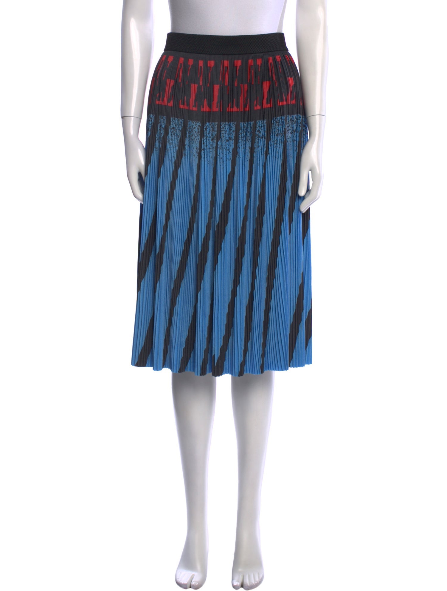 Alexander Wang Striped Knee-Length Skirt