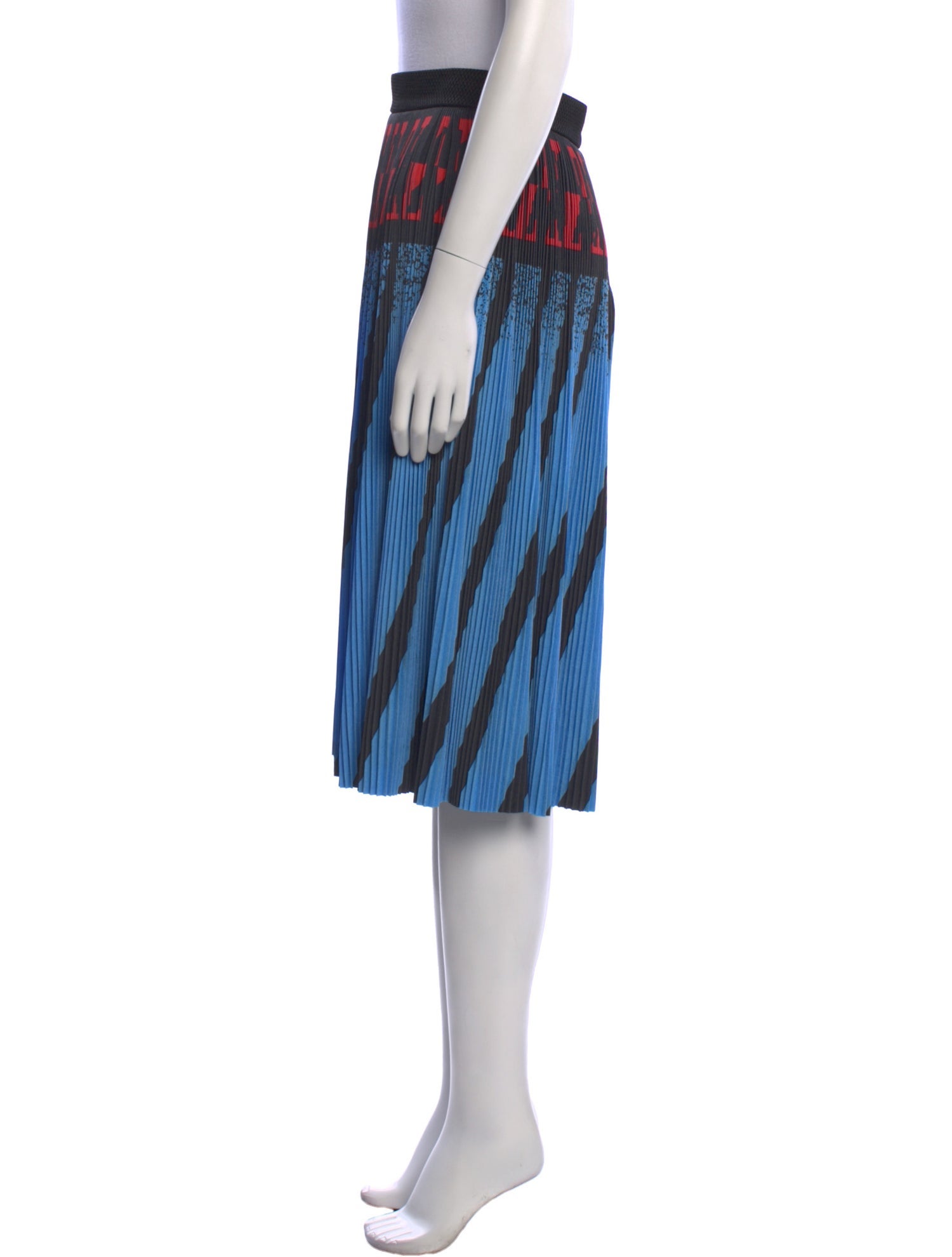 Alexander Wang Striped Knee-Length Skirt