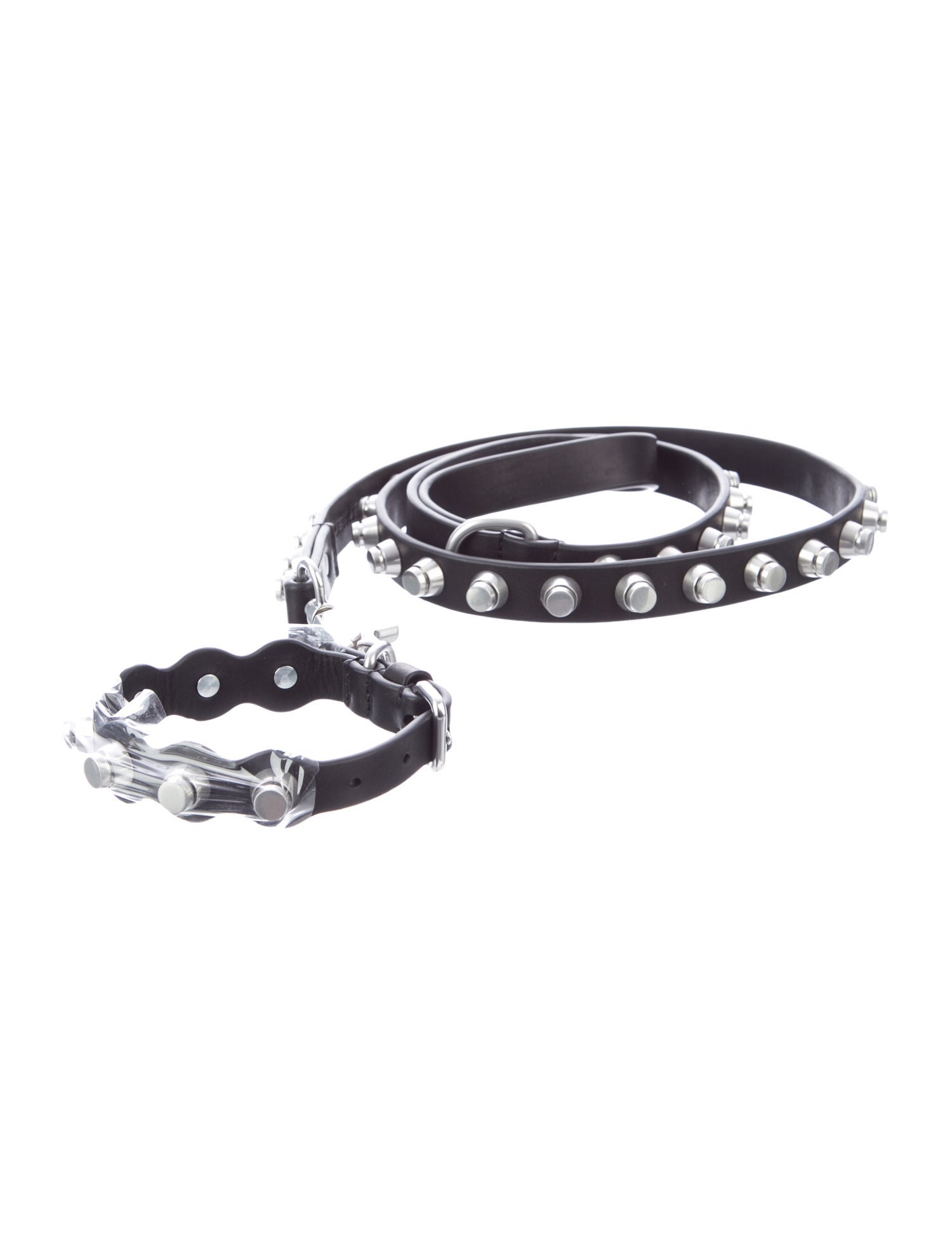 Alexander Wang Stud Leash And Collar Set